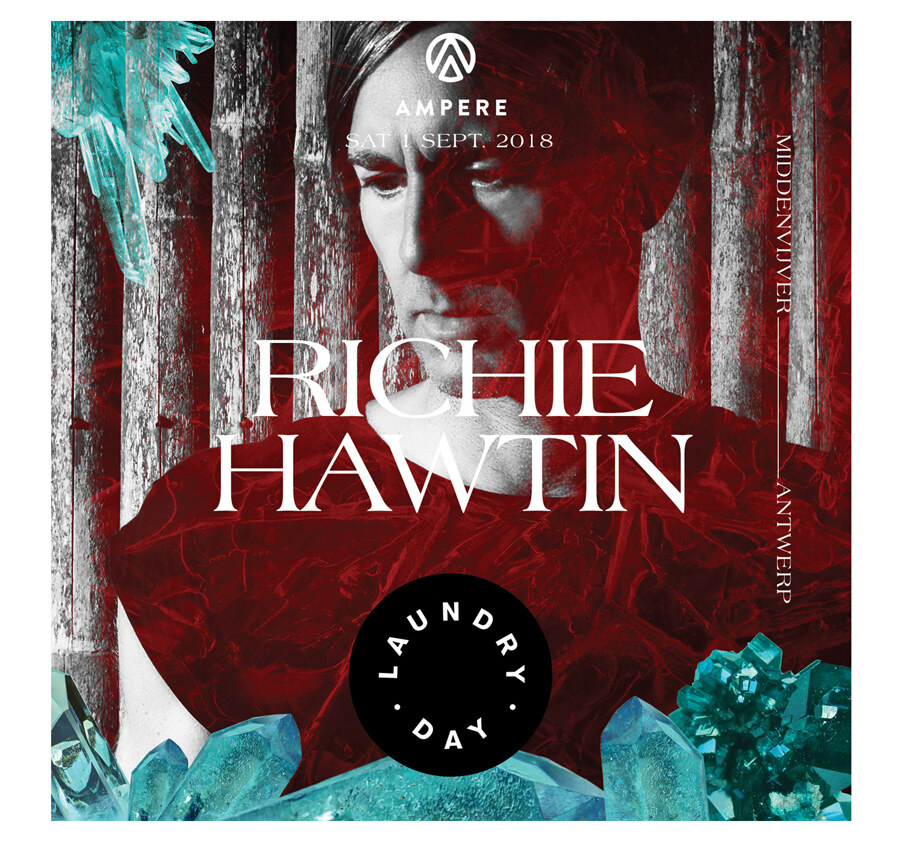 Richie Hawtin headliner Ampere stage op Laundry Day 2018