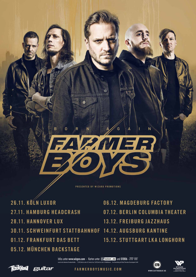 Farmer Boys  announce new album »Born Again«; to tour Germany this year!
