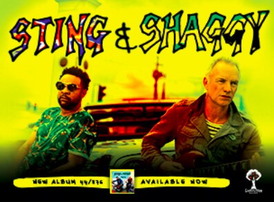 Sting & Shaggy Announce North American Tour In Support of "44/876" 