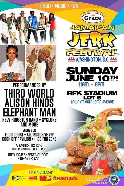 Culinary Showdown Between Elephant Man and Ricky Platinum at Jerk Festival in Washington, D.C.