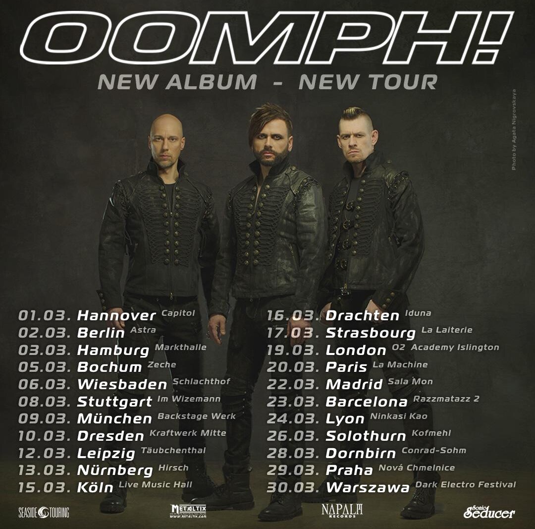 Oomph Announce Full European Tour & Unveil Release Date Of Upcoming Album!