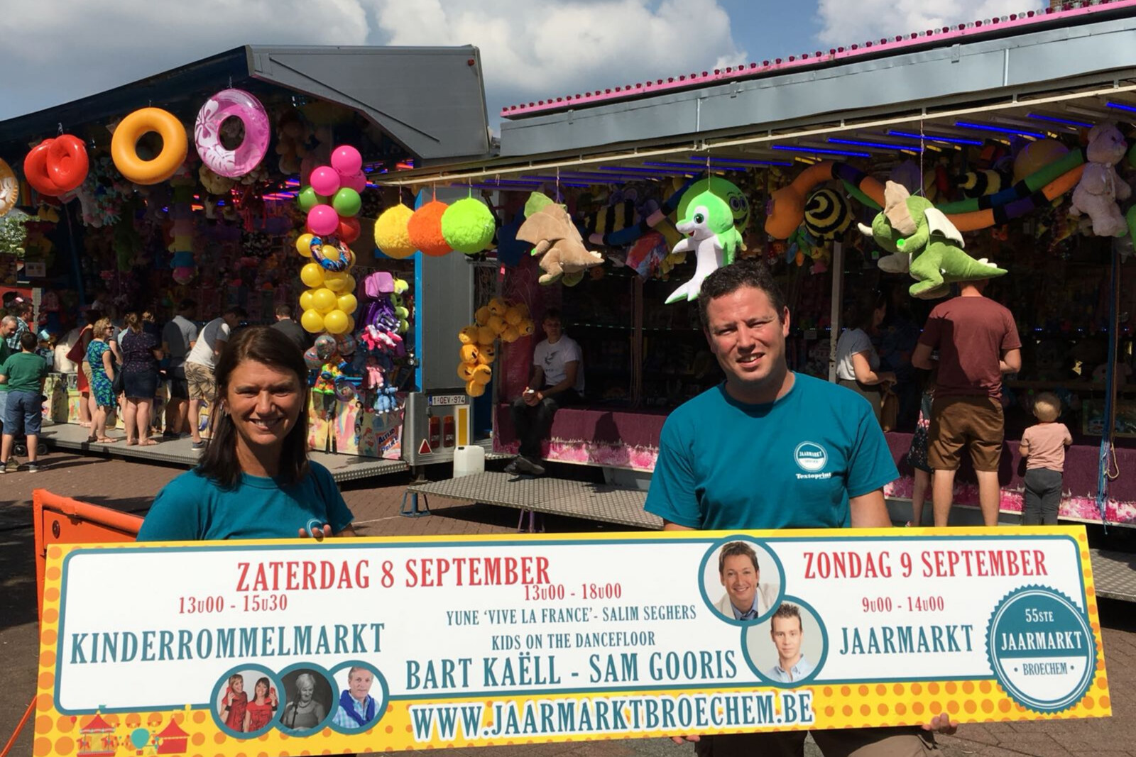 Bart Kaëll maakt affiche jaarmarktfeesten compleet