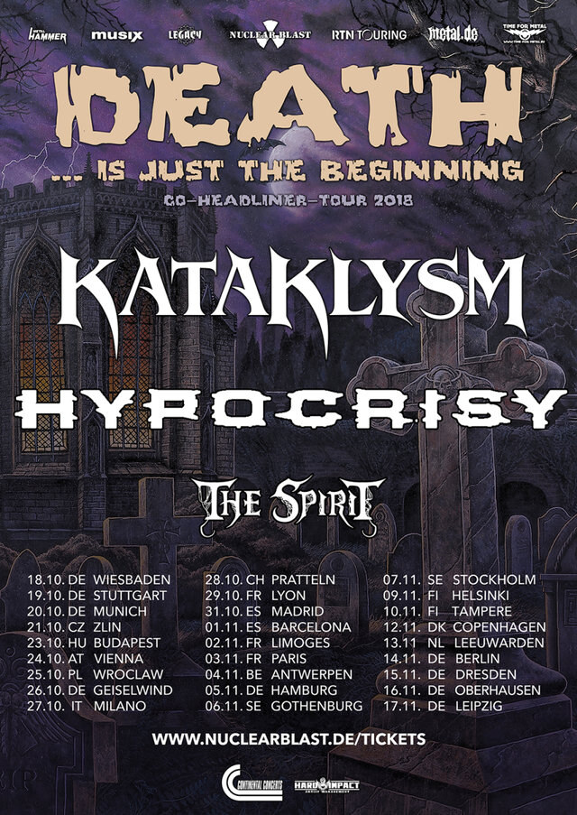 Kataklysm  official live clip for "The Resurrected" released