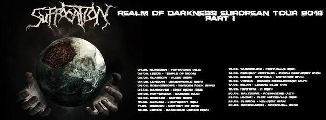 Suffocation announce  European summer tour under way!