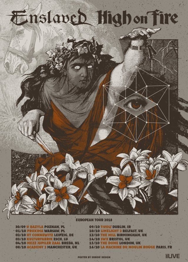 Enslaved announce tour with High On Fire