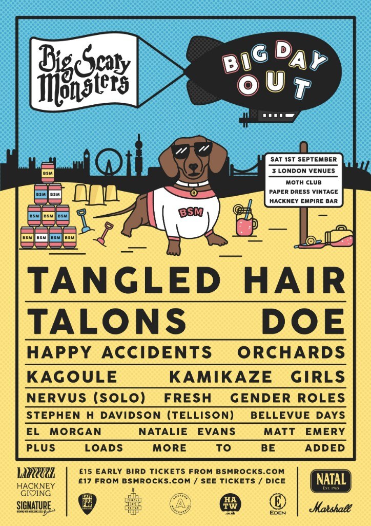 BSM’s Big Day Out Reveals New Line Up Additions: TALONS, Happy Accidents, Nervus (Em solo), Gender Roles, Matt Emery 