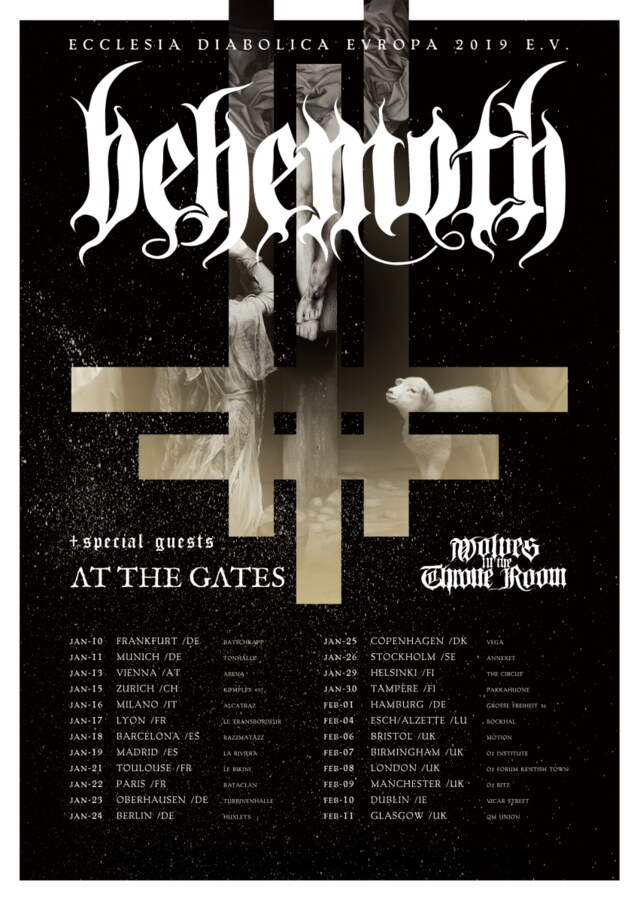 Behemoth new album pre-order, brand new video online, european tour announced