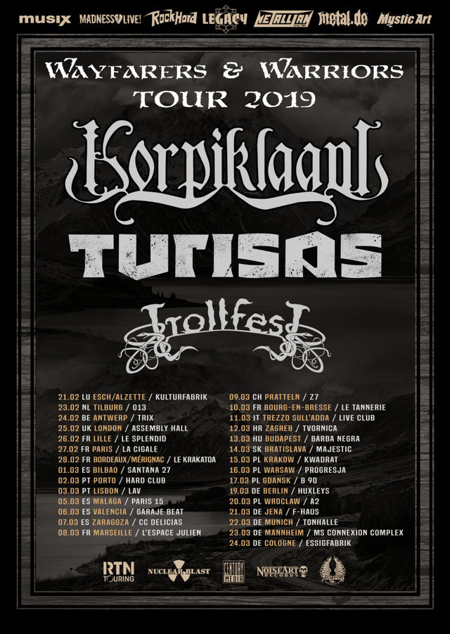 Korpiklaani  'Henkselipoika' music video + EU tour with TURISAS