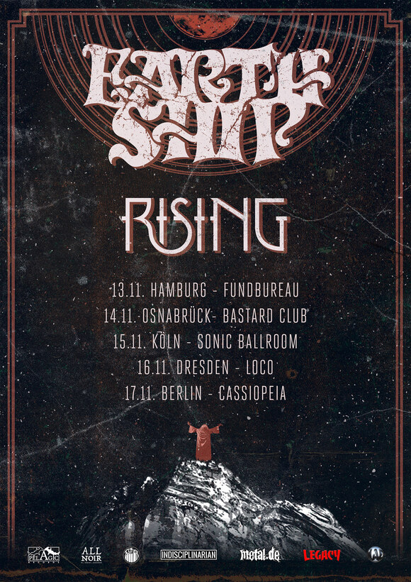 Earth ship Rising on tour 2018