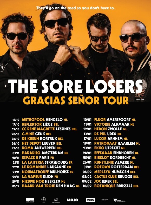 The Sore Losers kondigen tour en album aan