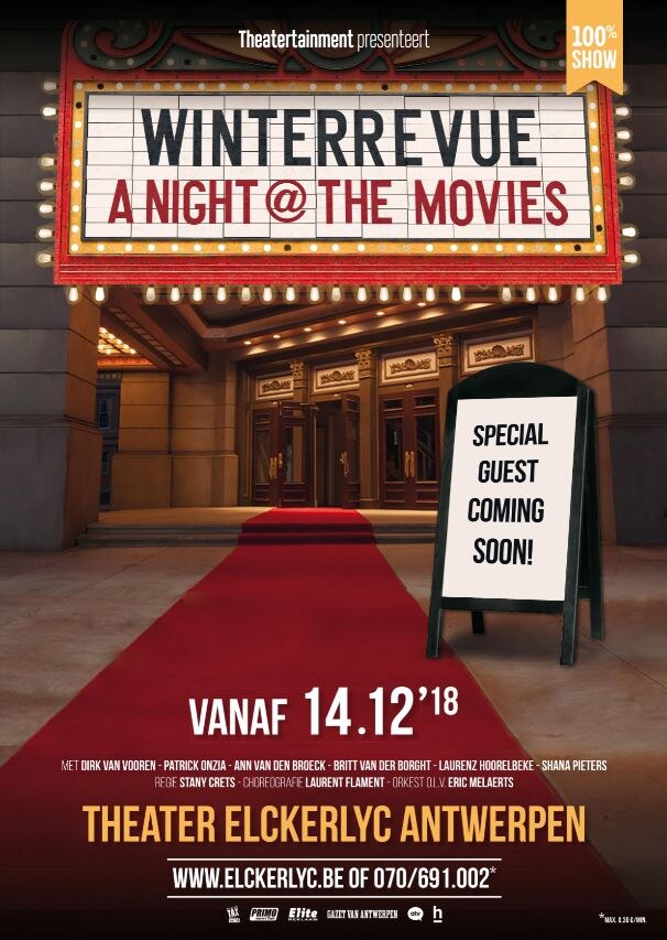Vierde winterrevue gaat voor "a night @ the movies"