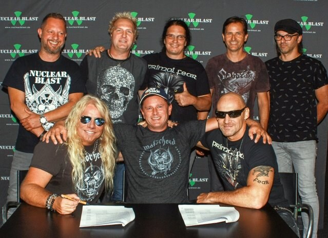 Primal Fear sign with Nuclear Blast