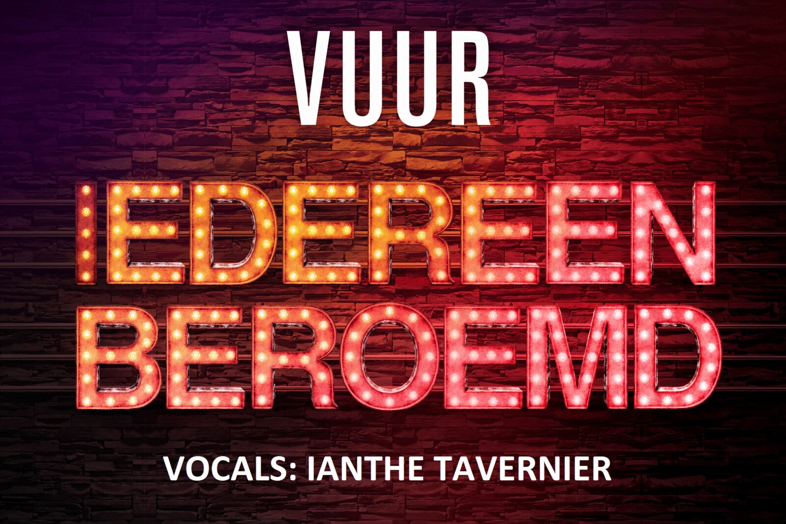 Jelle Cleymans schrijft de song "vuur" voor de musical "Iedereen beroemd"