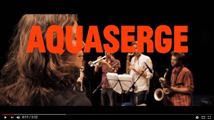 Aquaserge play a one of fullly-acoustic set, in the centre of Brussels on 23/09.
