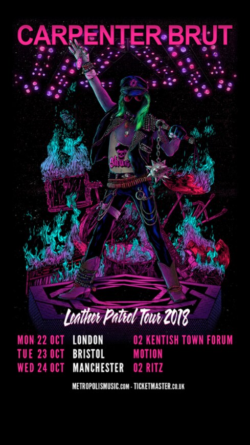 Carpenter Brut releases video for 'Monday Hunt' 