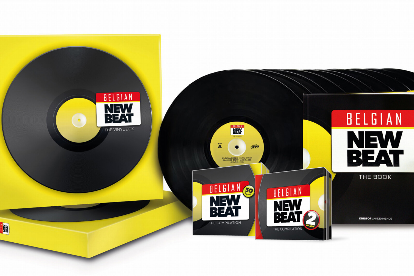 De complete Belgian New Beat collectie is nu beschikbaar