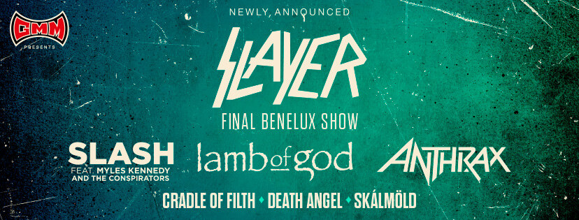 Ook Slayer, Slash feat. Myles Kennedy And The Conspirators en meer op Graspop Metal Meeting 2019