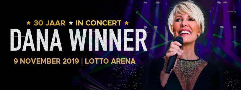 Dana Winner viert haar 30-jarige carrière op 9 november 2019 in de Lotto Arena