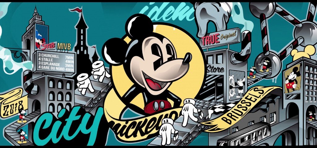 Disney lanceert street art parcours ter ere van 90 jaar Mickey Mouse
