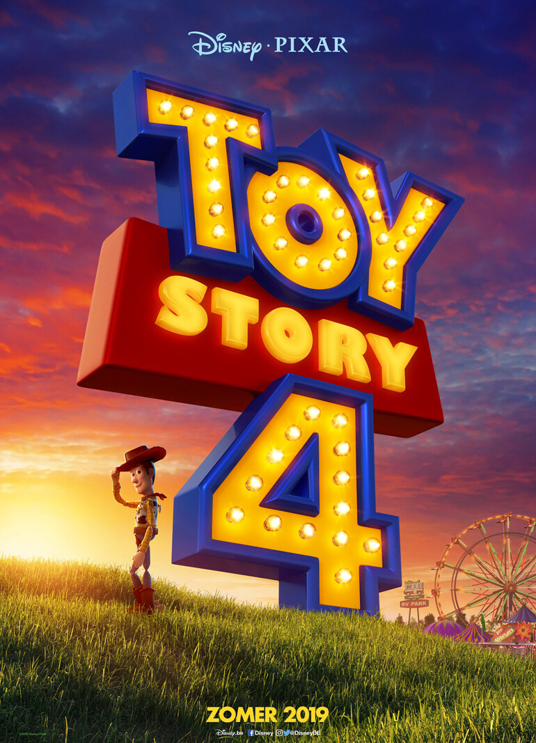 Ontdek de nieuwe poster van Toy Story 4 met Woody! 