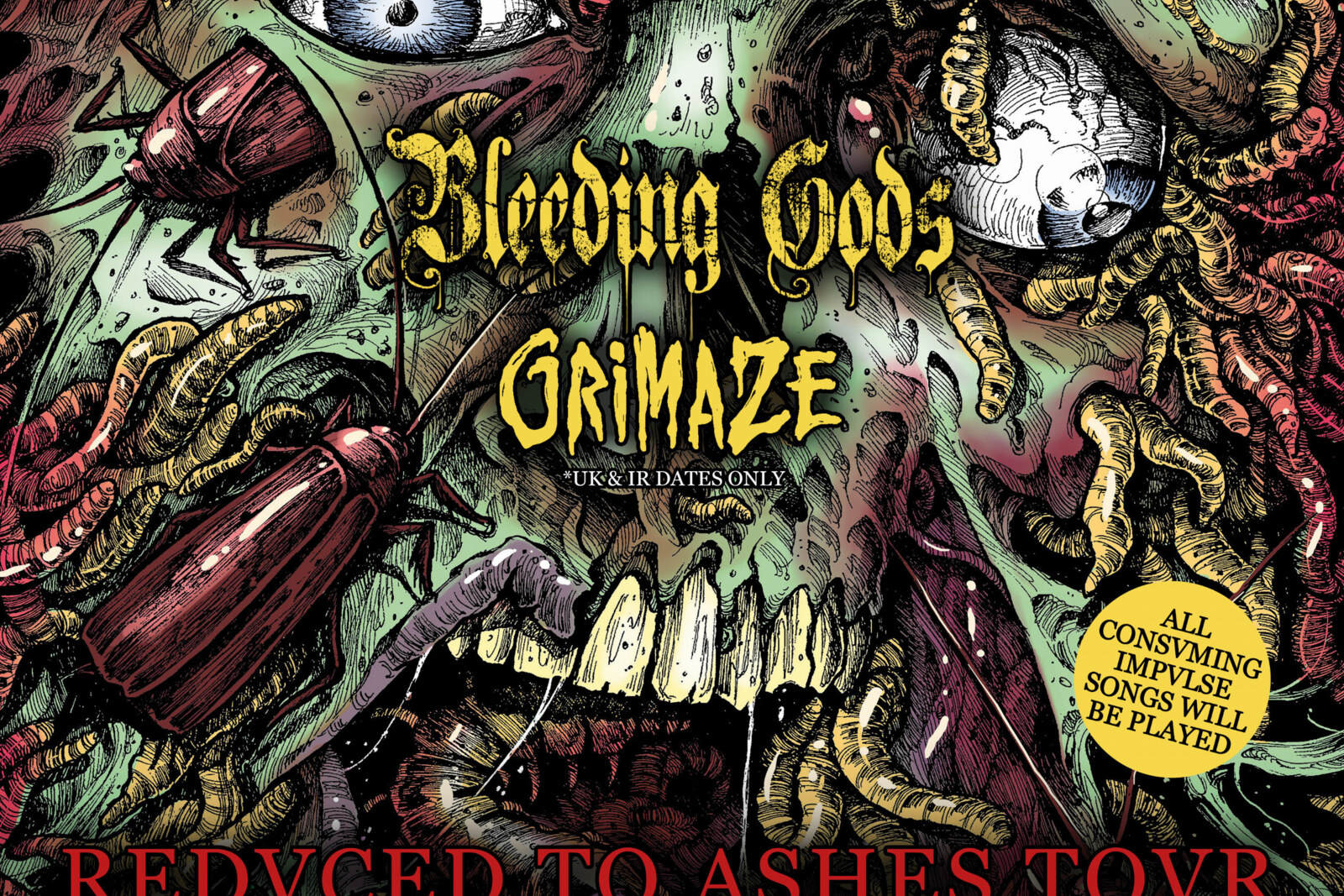 Bleedings Gods  to tour Europe with PESTILENCE in early 2019!