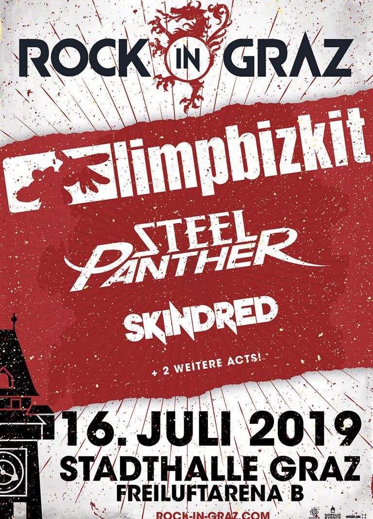 Rock In Graz  New Festival With Headliners Limp Bizkit & Exclusive Shows From Steel Panther And Skindred!