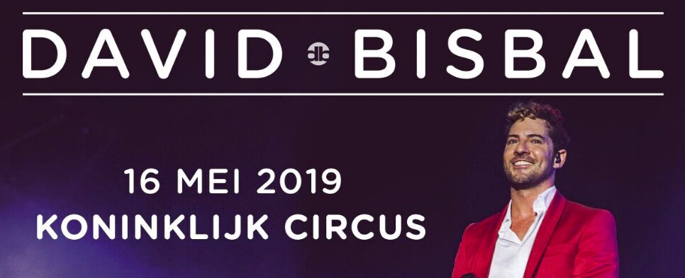 David Bisbal op 16 mei 2019 in het Koninklijk Circus in Brussel