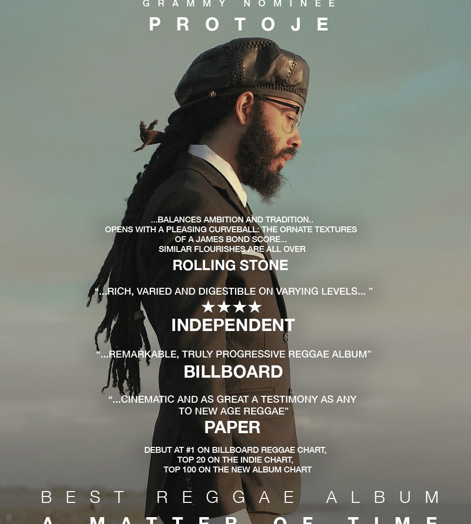 Protoje Receives Grammy Nod for A Matter Of Time