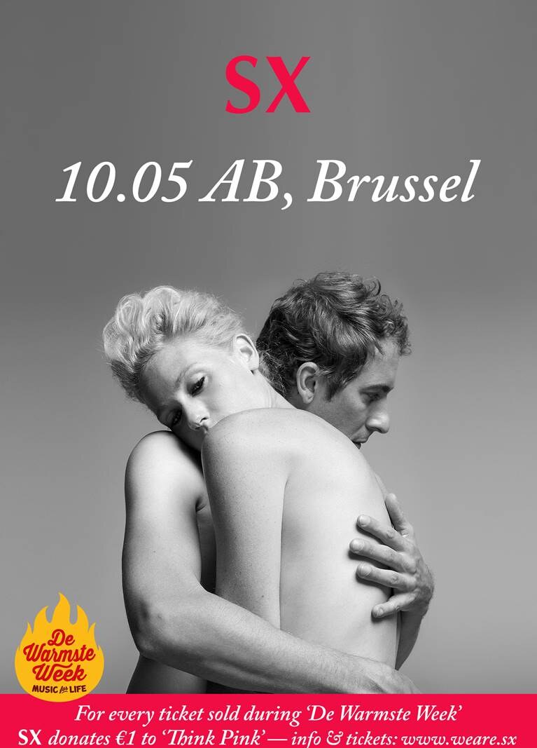 SX komt op 10 mei naar de Ancienne Belgique en steunt De Warmste Week