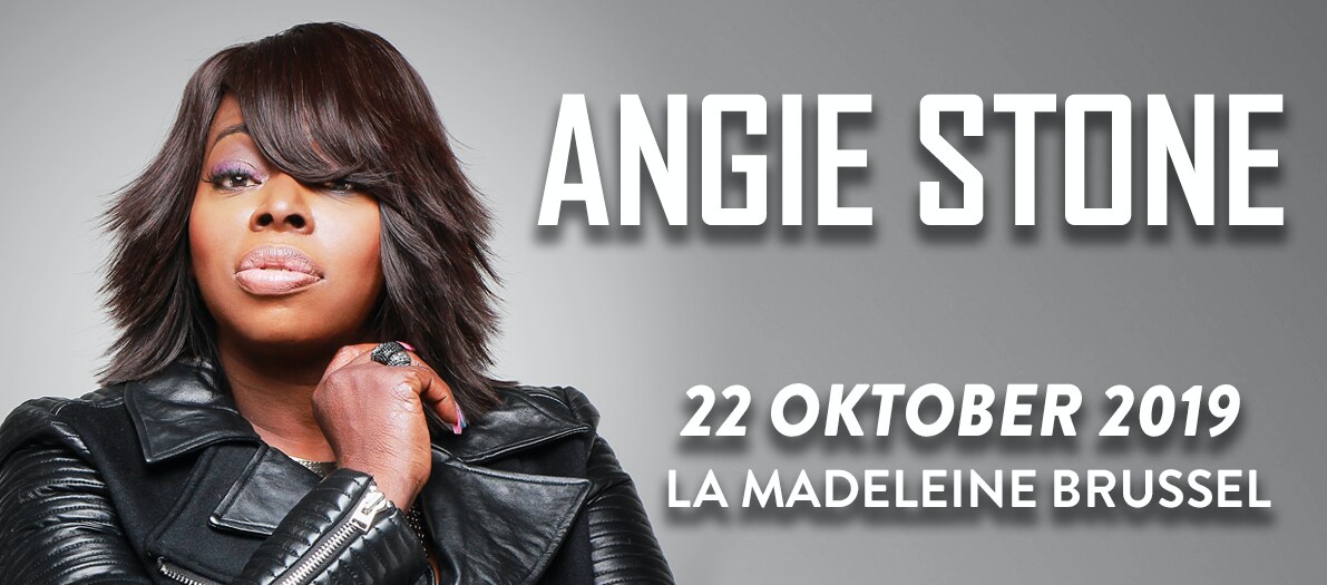 Soullegende Angie Stone op 22 oktober 2019 in La Madeleine in Brussel