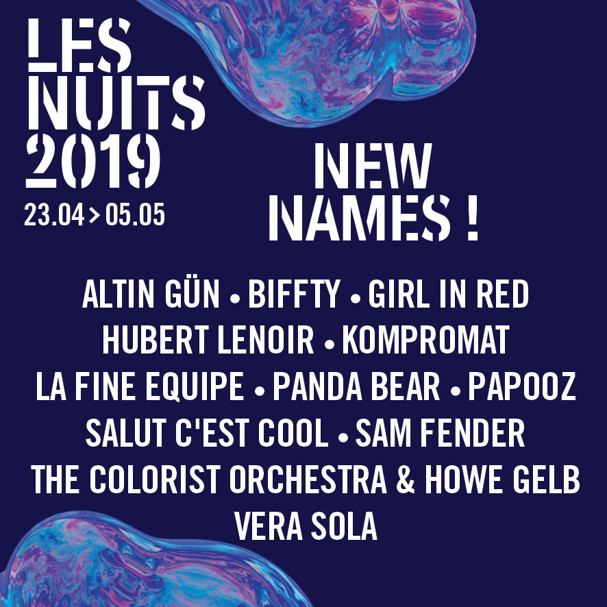Nieuwe concerten voor Les Nuits