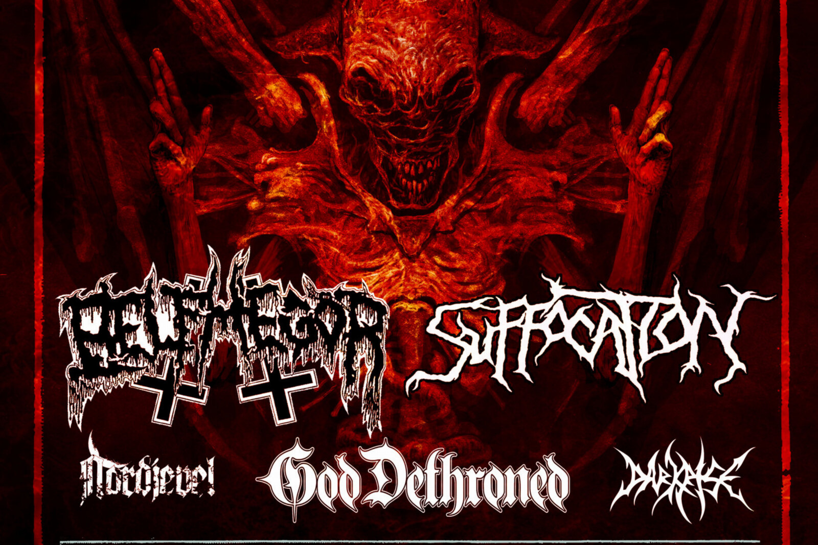 Suffocation &Belphegor announce "Europe Under Black Death Metal Fire"-Tour!