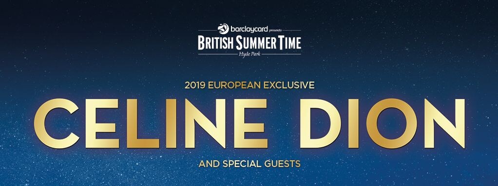 Céline Dion komt op vrijdag 5 juli naar Hyde Park voor een exclusief Europees concert