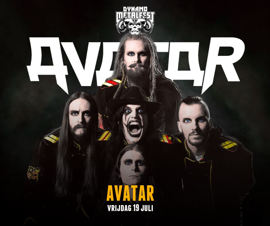 Avatar toegevoegd aan line-up Dynamo Metalfest