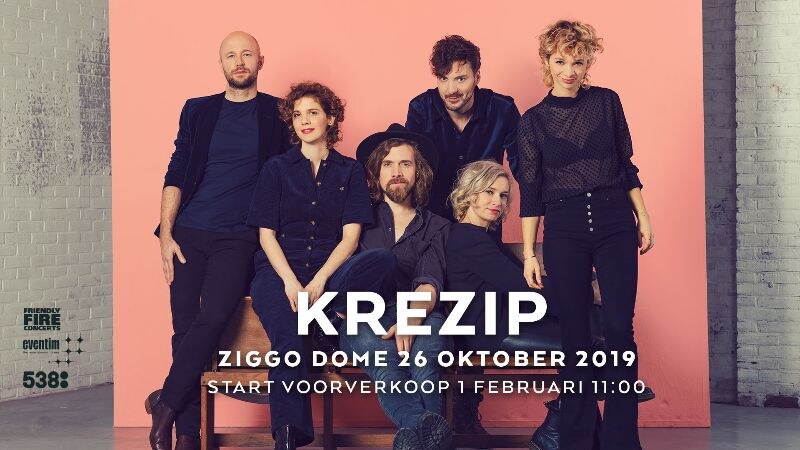 Krezip komt terug met optreden in Ziggo Dome  