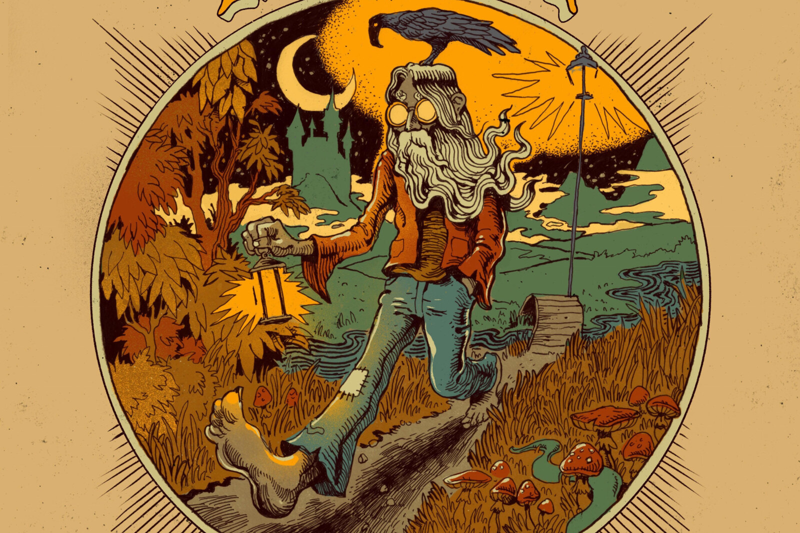 The Pilgrim  debut album "Walking Into The Forest" announced on Heavy Psych Sounds