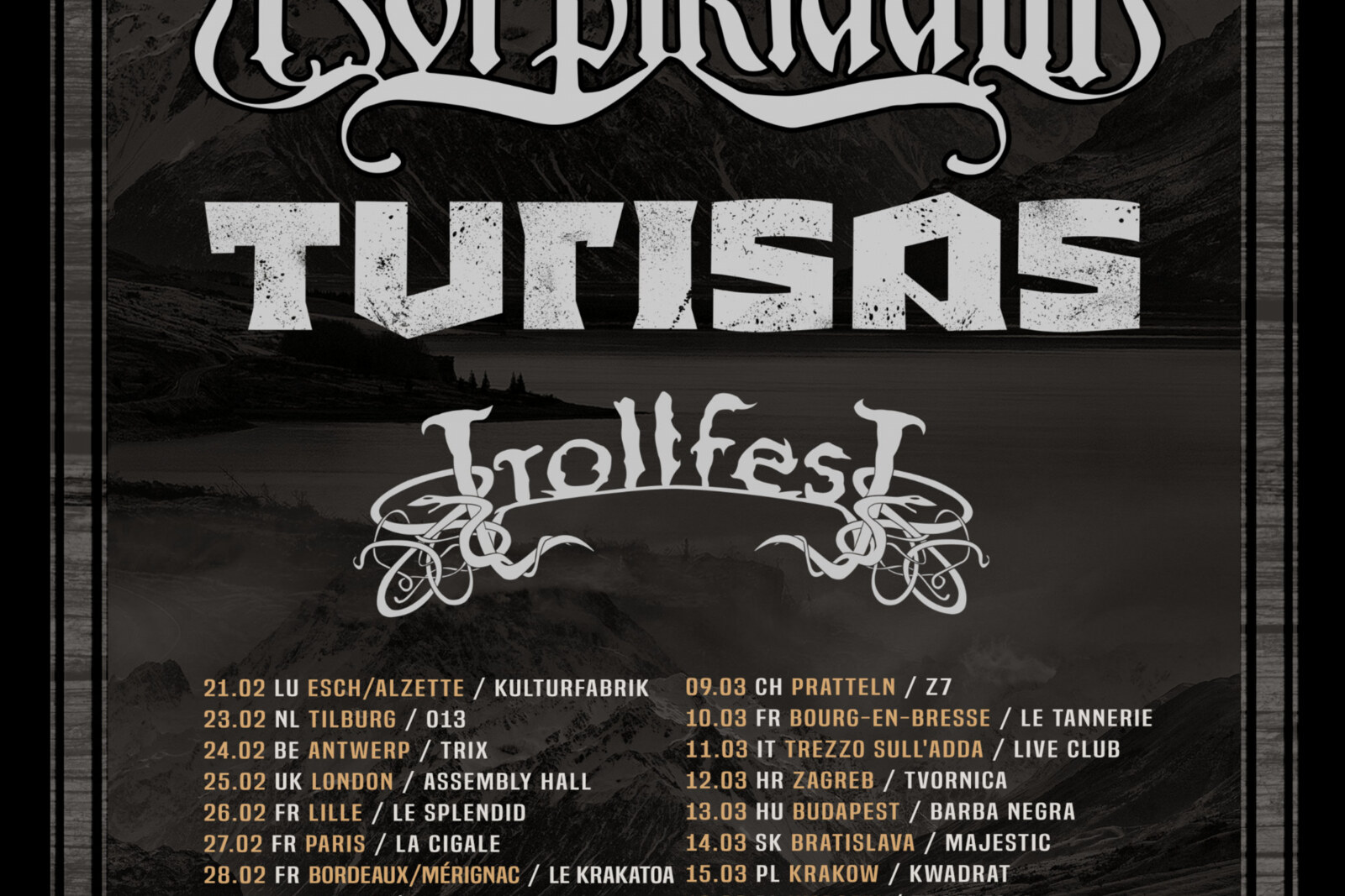 Korpiklaani kick off European headline tour w/ Turisas & Trollfest tomorrow!