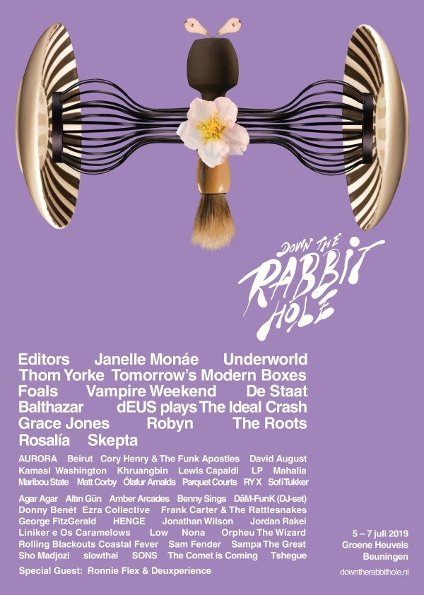 Down The Rabbit Hole: Janelle Monáe, Grace Jones, Rosalía en meer nieuwe bevestigingen