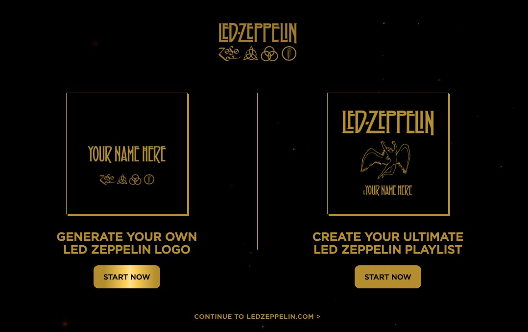 Led Zeppelin's Playlist Generator!