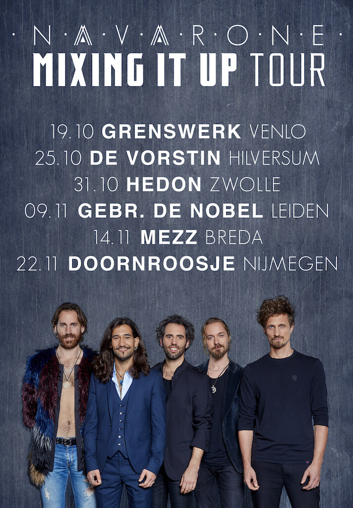 The Voice Of Holland-sensatie Navarone kondigt nieuwe single en tour aan