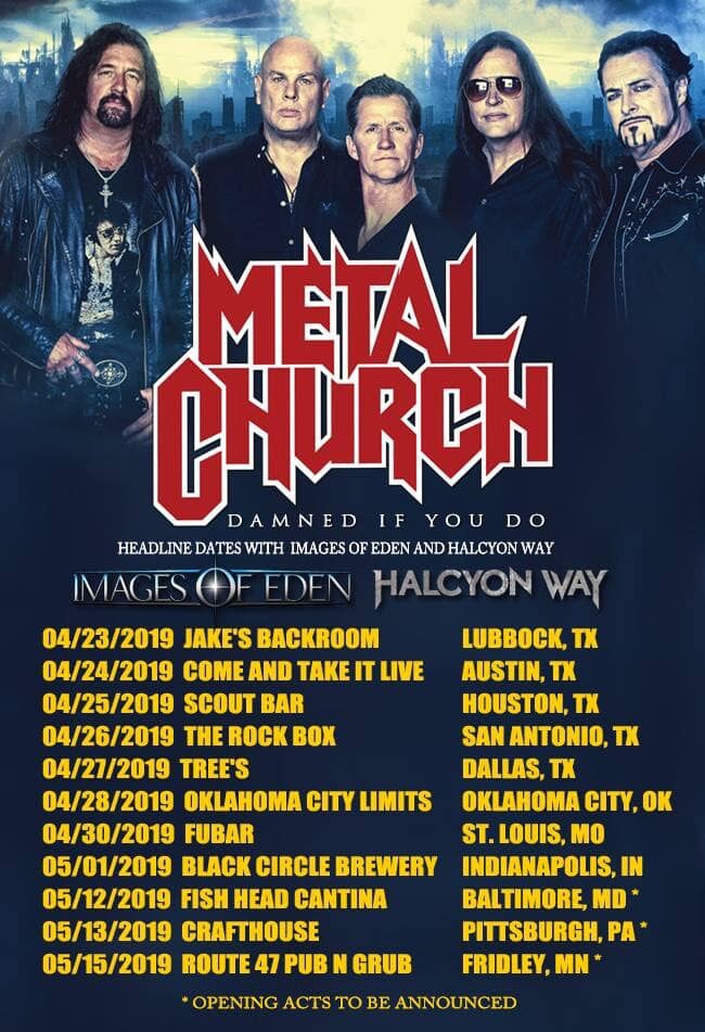 Halcyon Way to tour North America with Metal Church