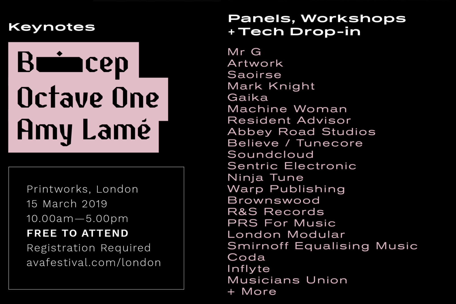 Ava Londen announce new additions to conference programme including live RA Exchange with Mr G and Soundcloud workshops
