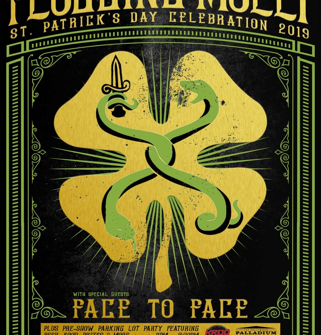 Flogging Molly Announces Pre-Show Party for Annual St. Patrick's Day Celebration in Los Angeles