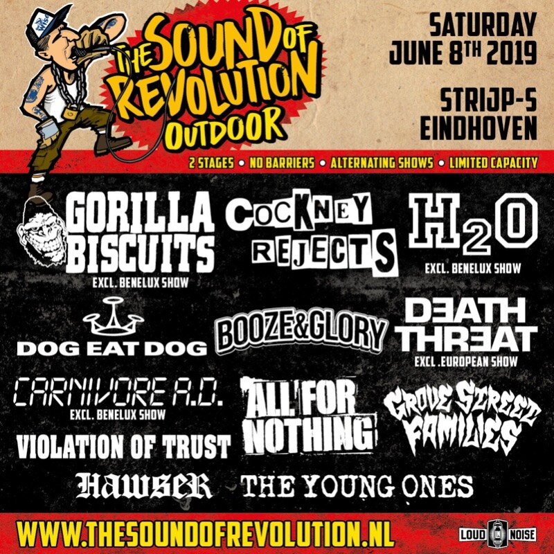Loud Noise: Full line-up The Sound Of Revolution Outdoor 2019