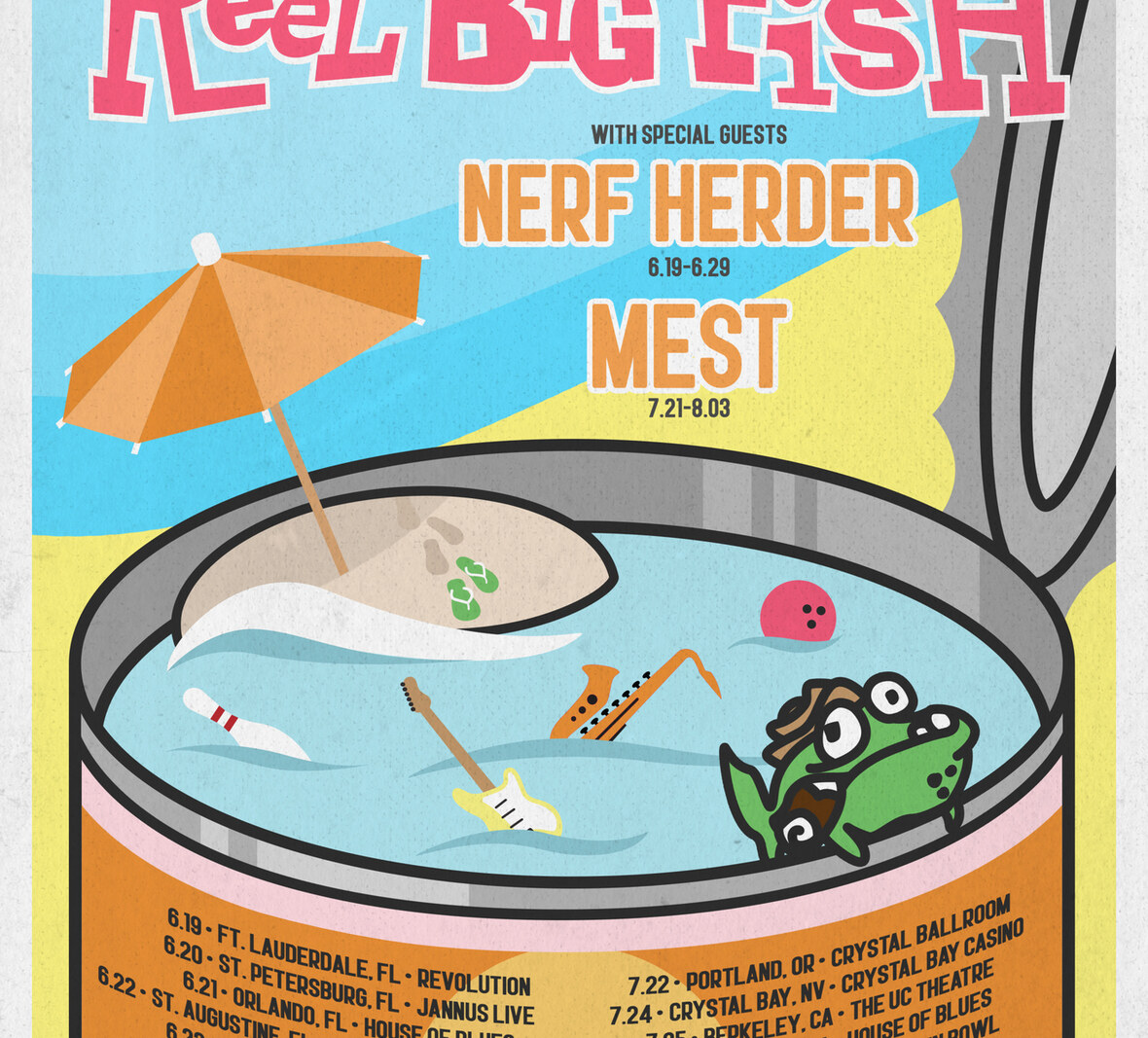 Reel Big Fish & Bowling For Soup Announce Co-Headline Tour with Special Guest Openers Nerf Herder and MEST