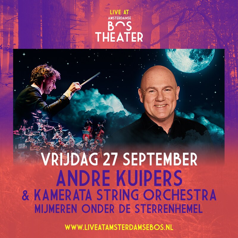 André Kuipers toegevoegd aan line-up Live At Amsterdamse Bos 2019