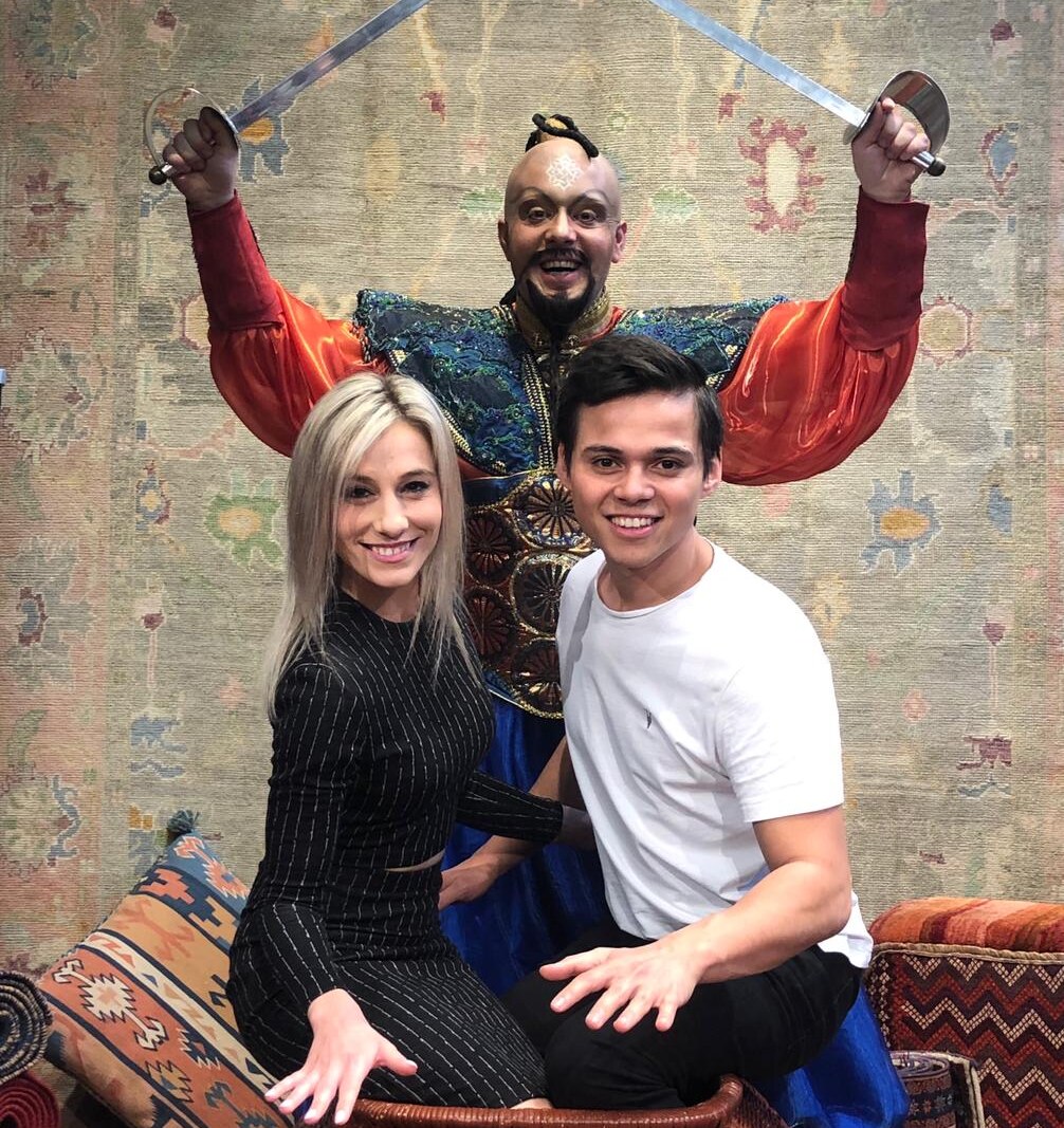 Aladdin en Prinses Jasmine op magische wijze onthuld