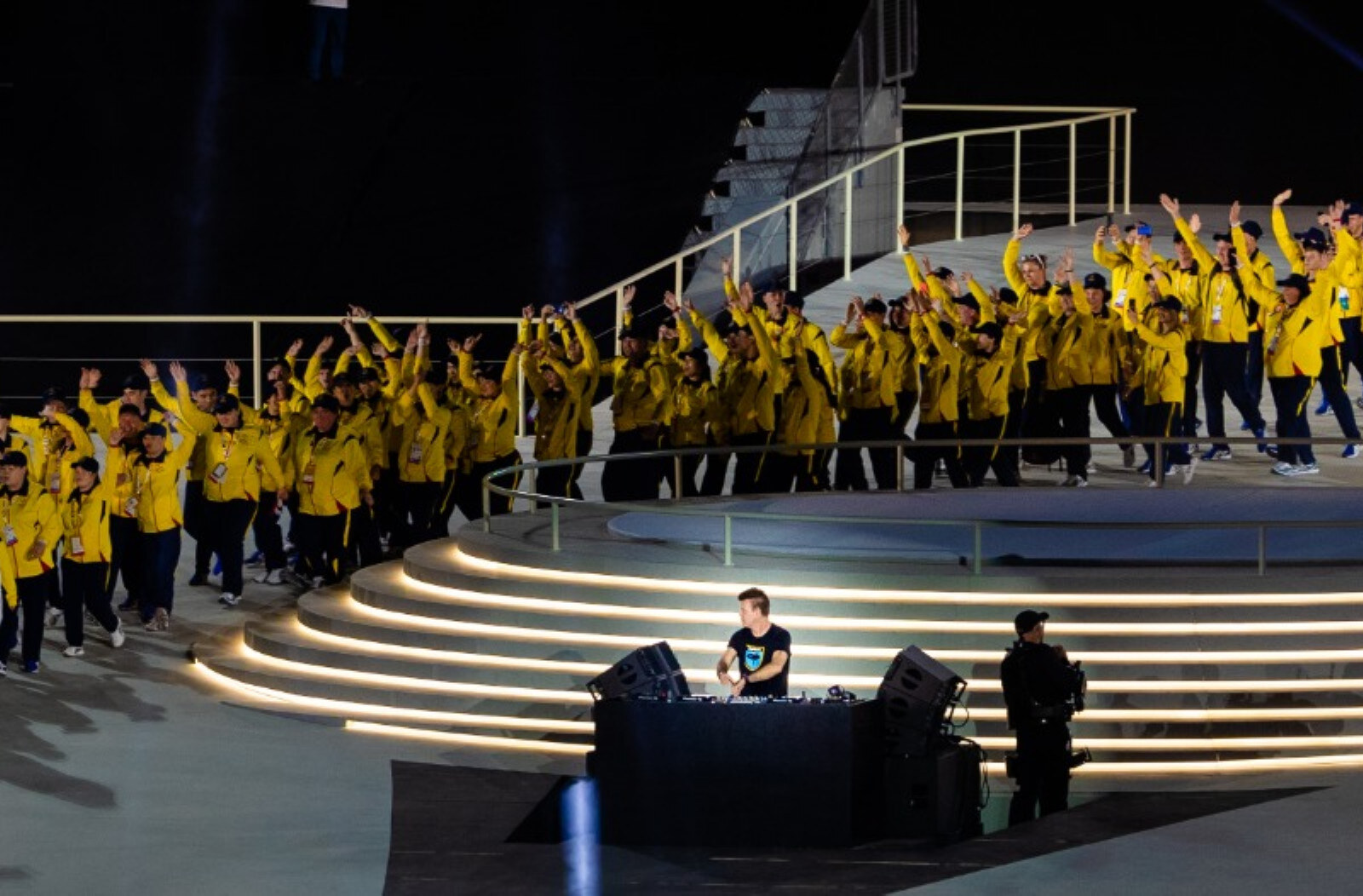 Paul Oakenfold performs at the opening ceremony of the Special Olympics World Games Abu Dhabi  