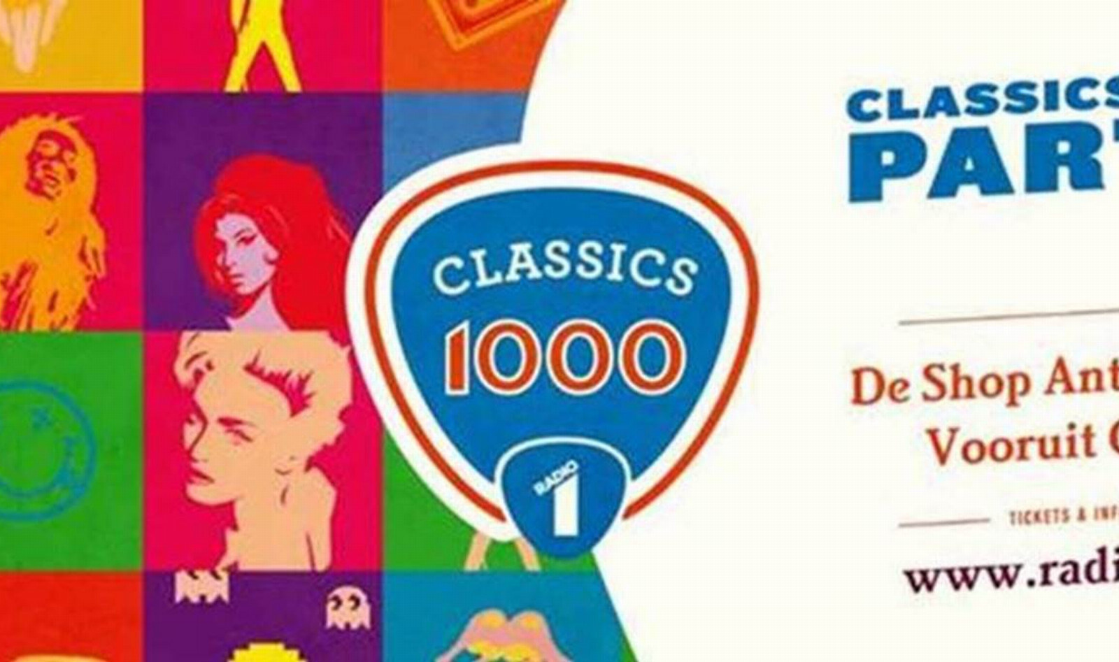 Classics 1000 Party op zaterdag 20 april in Gent én Antwerpen