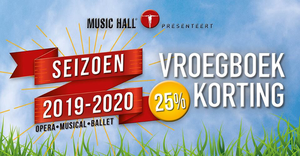 Music Hall presenteert prachtig aanbod seizoen 2019 - 2020